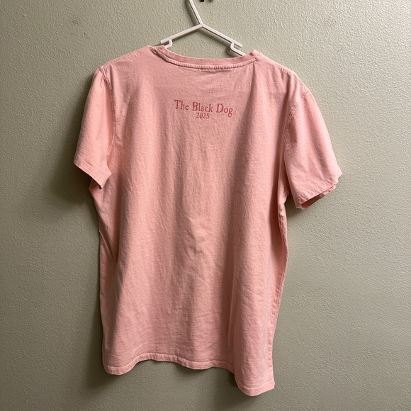 The Black Dog Women’s Classic Short Sleeve T-Shirt Size XL Pink Shell - Picture 10 of 10